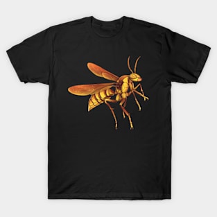 Executioner Wasp Insect Detailed Drawing T-Shirt